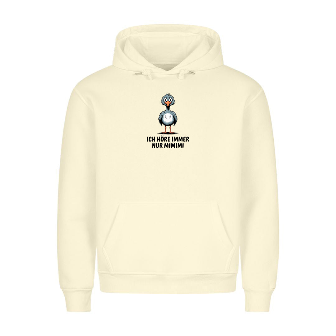 Hoodie Ich Höre Immer, getragen