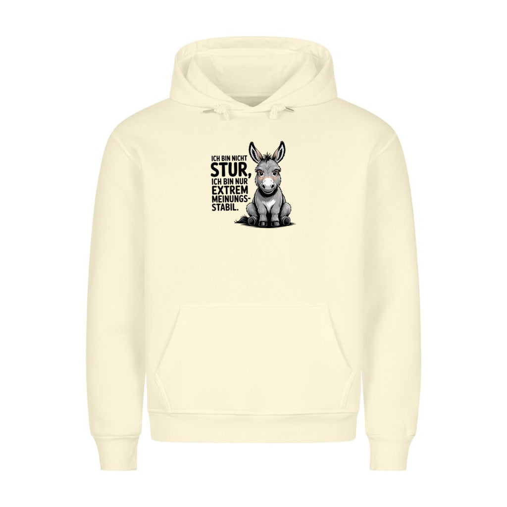 Hoodie Sturer Esel, getragen