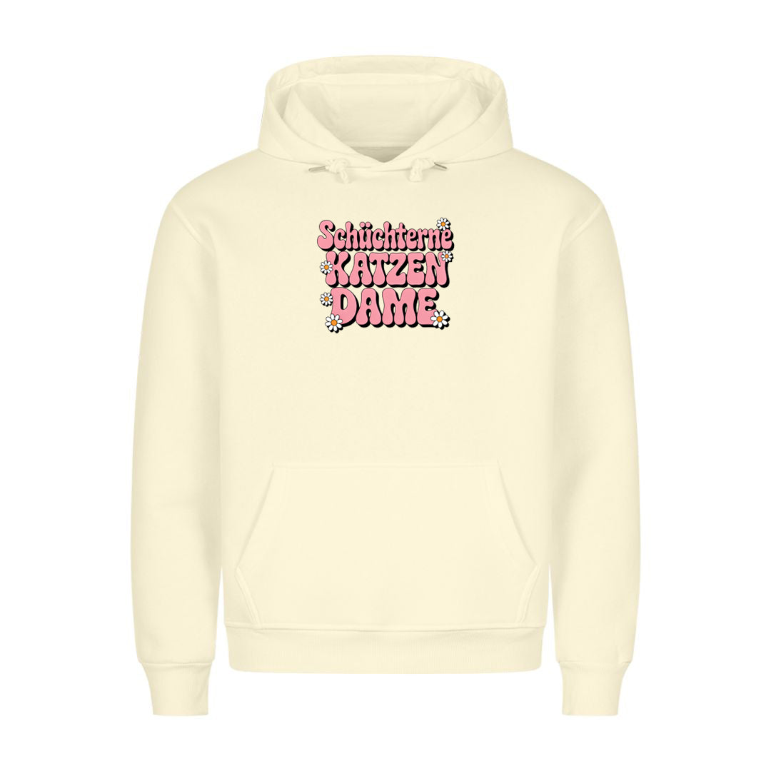 Schüchterne Katzen Dame Hoodie