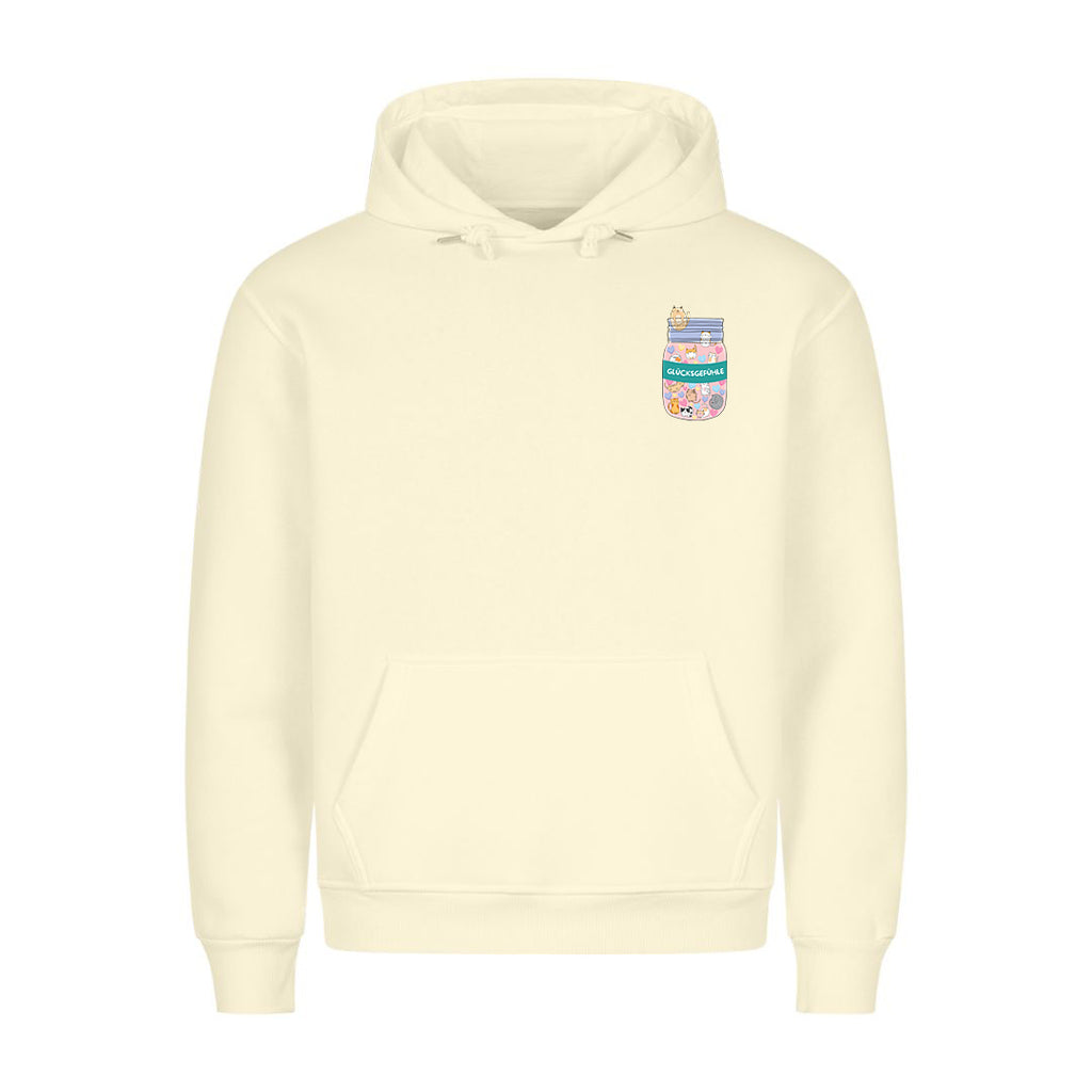 Hoodie Glücksgefühle, getragen