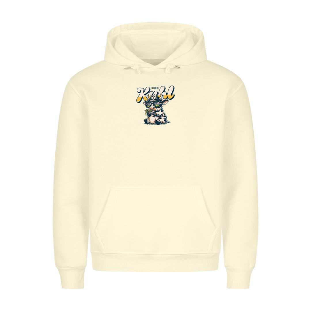 Hoodie Ich bin kuhl, getragen