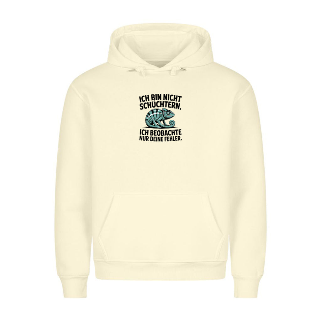 Hoodie Nicht schüchtern, getragen
