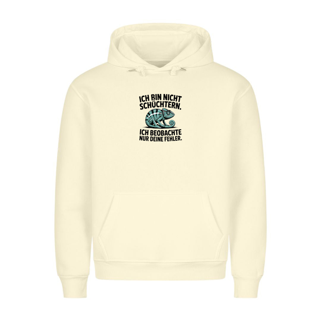 Hoodie Nicht schüchtern, getragen