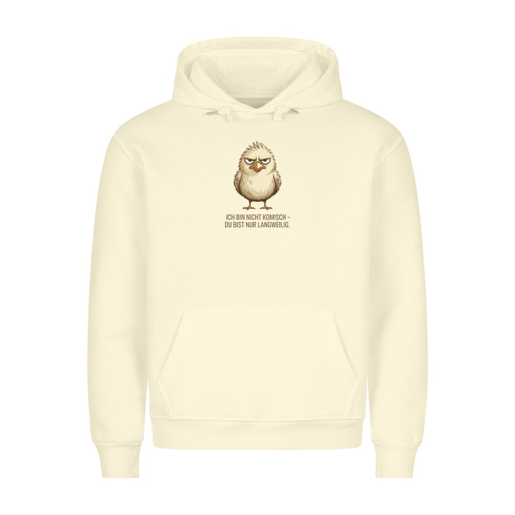 Hoodie Du bist Nur Langweilig, getragen