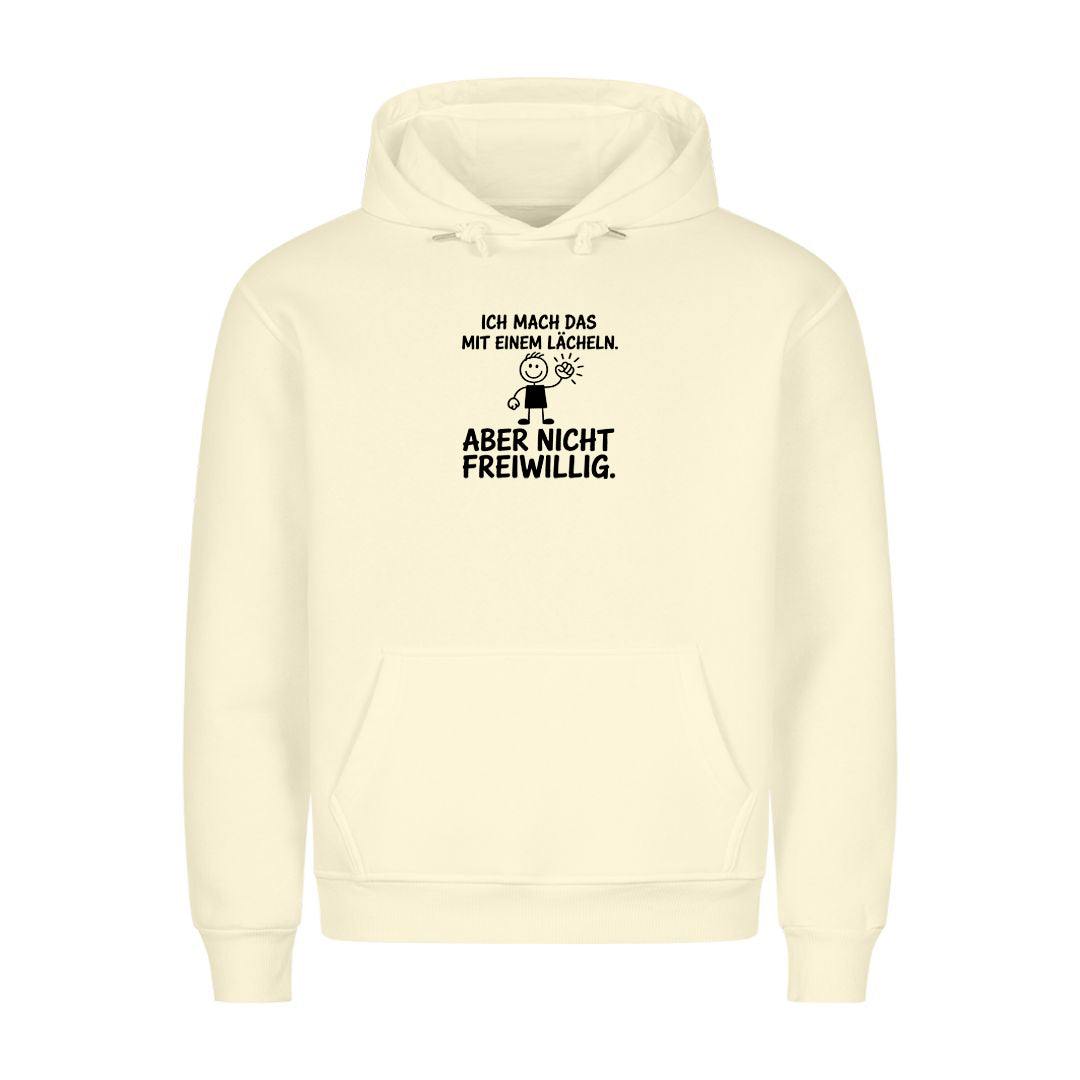 Hoodie Mit Einem Lächeln, getragen