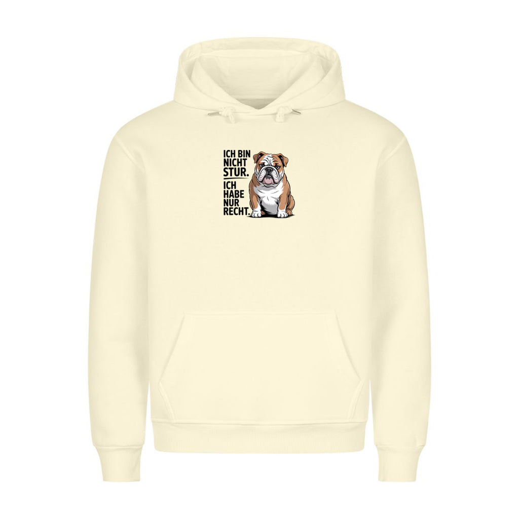 Hoodie Ich Bin Nicht Stur, getragen