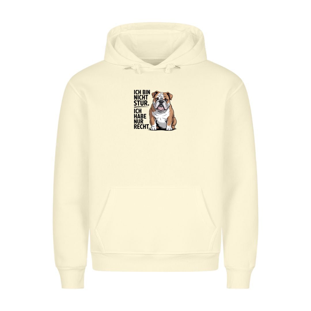 Hoodie Ich Bin Nicht Stur, getragen