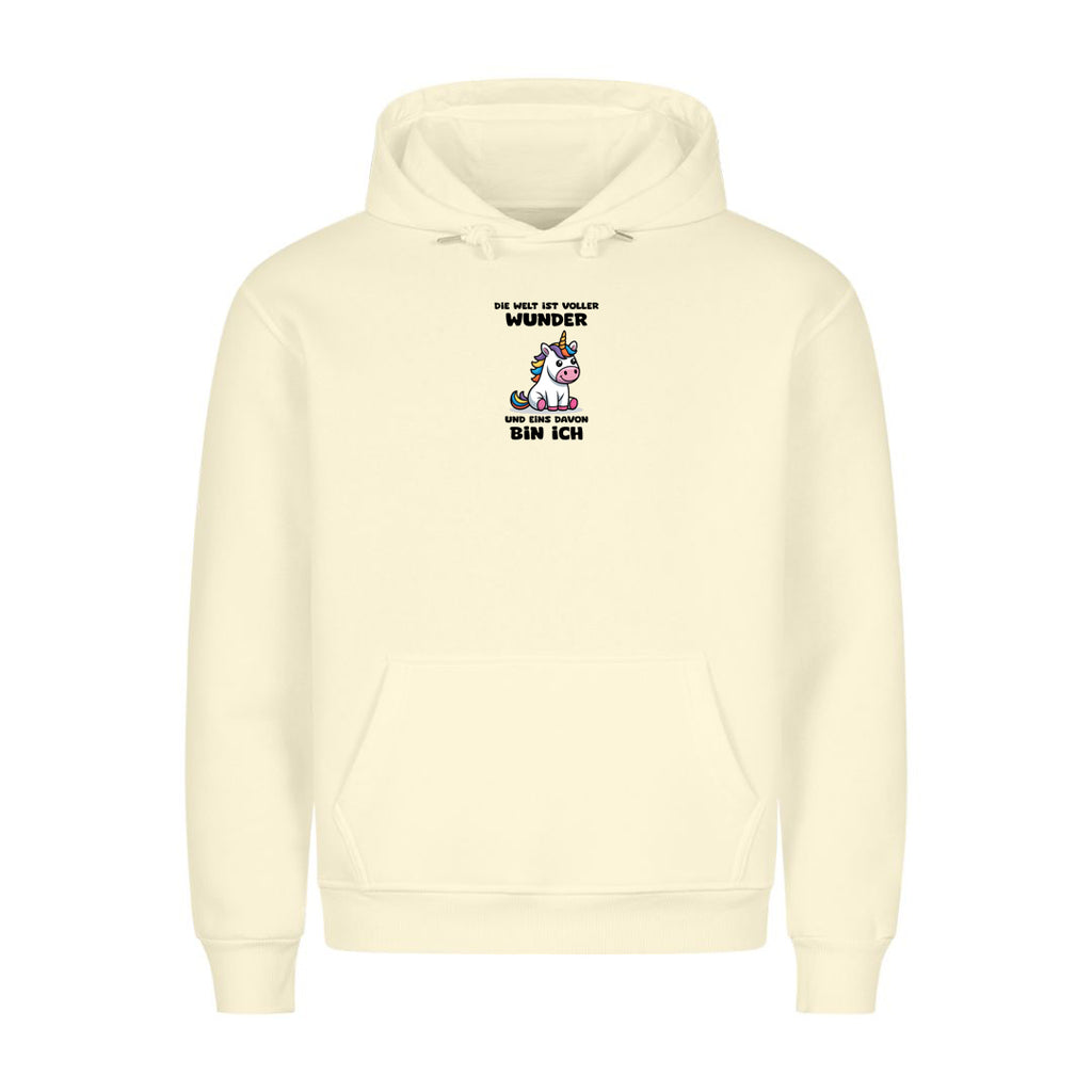 Hoodie Die Welt ist voller Wunder, getragen