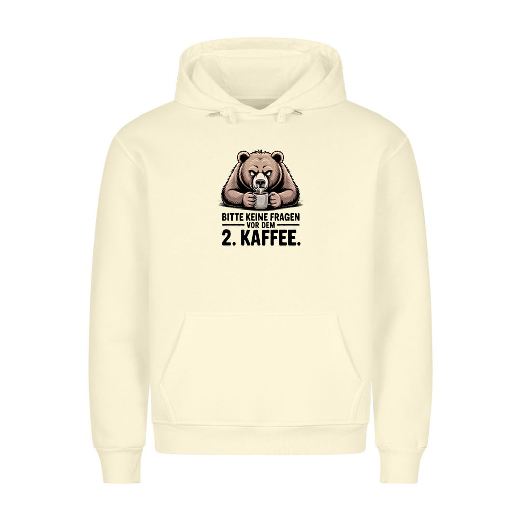 Hoodie 2. Kaffee, getragen