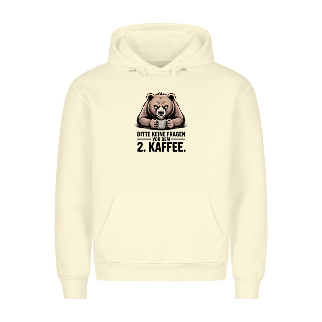 Hoodie 2. Kaffee, getragen