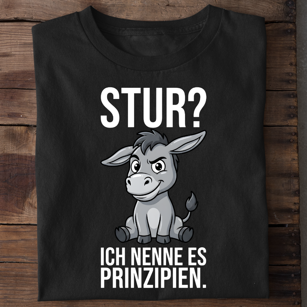 Ich nenne es Prinzipien Esel Bio T-Shirt