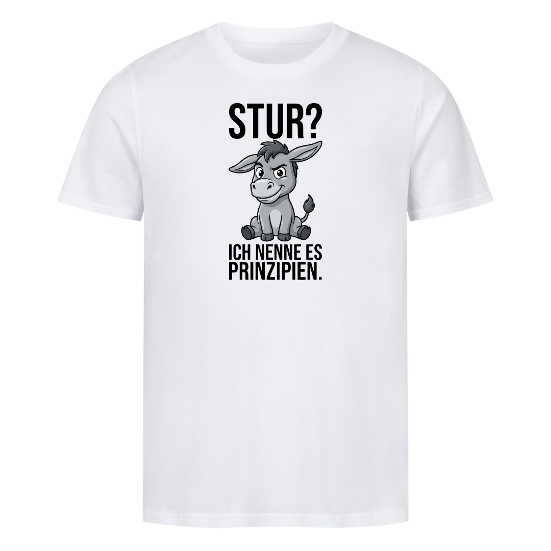 Ich nenne es Prinzipien Esel Bio T-Shirt