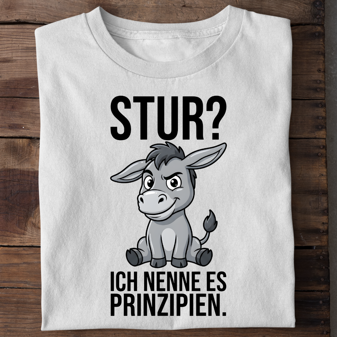 Ich nenne es Prinzipien Esel Bio T-Shirt