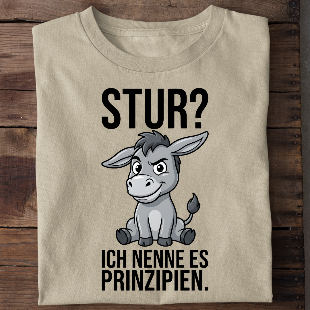 Ich nenne es Prinzipien Esel Bio T-Shirt