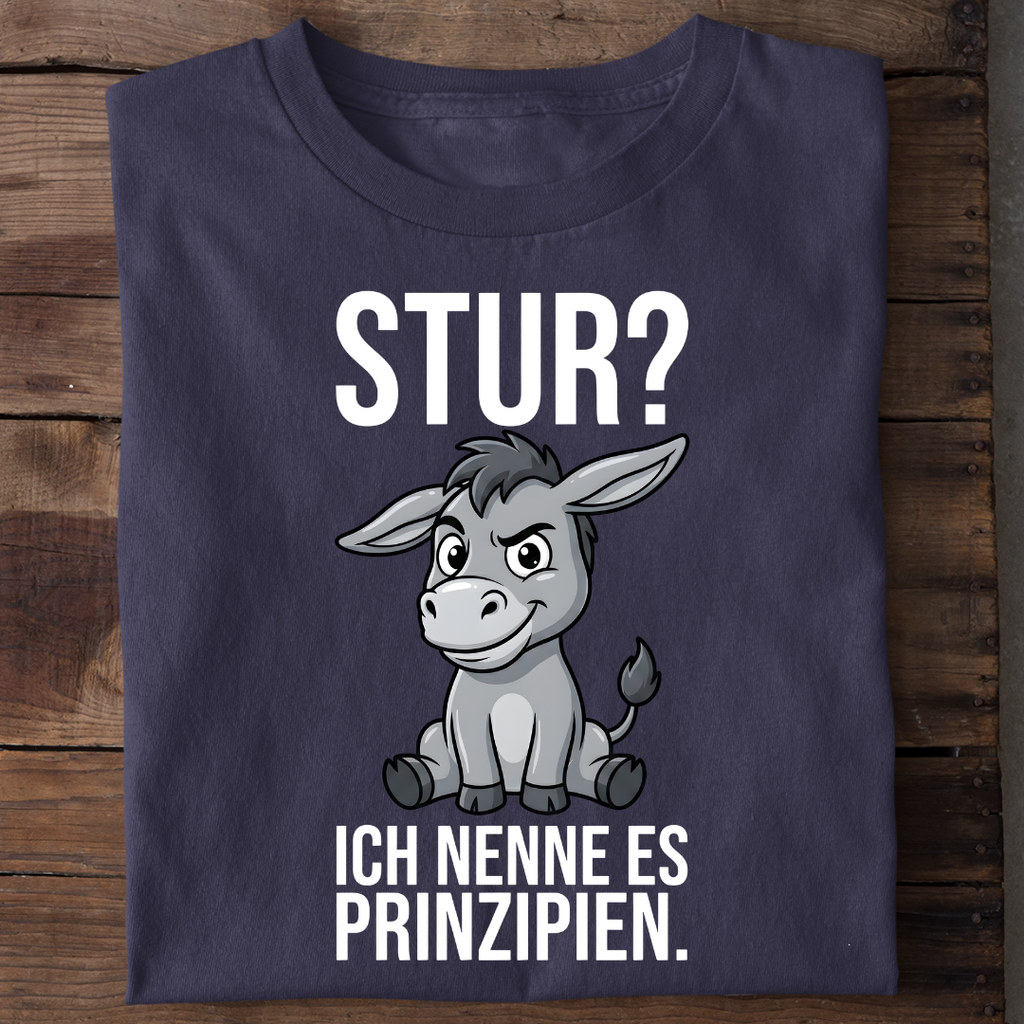 Ich nenne es Prinzipien Esel Bio T-Shirt