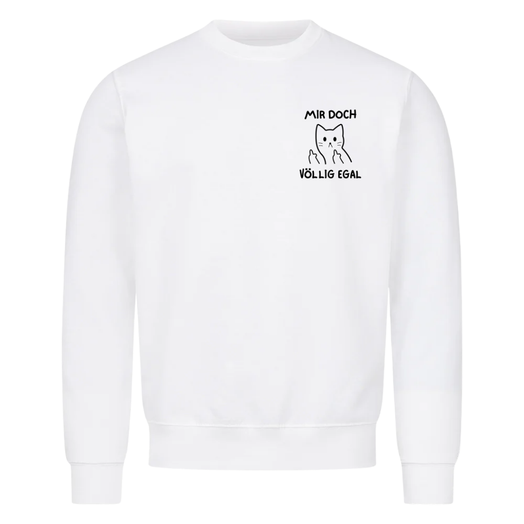Sweatshirt Völlig Egal, Motivansicht
