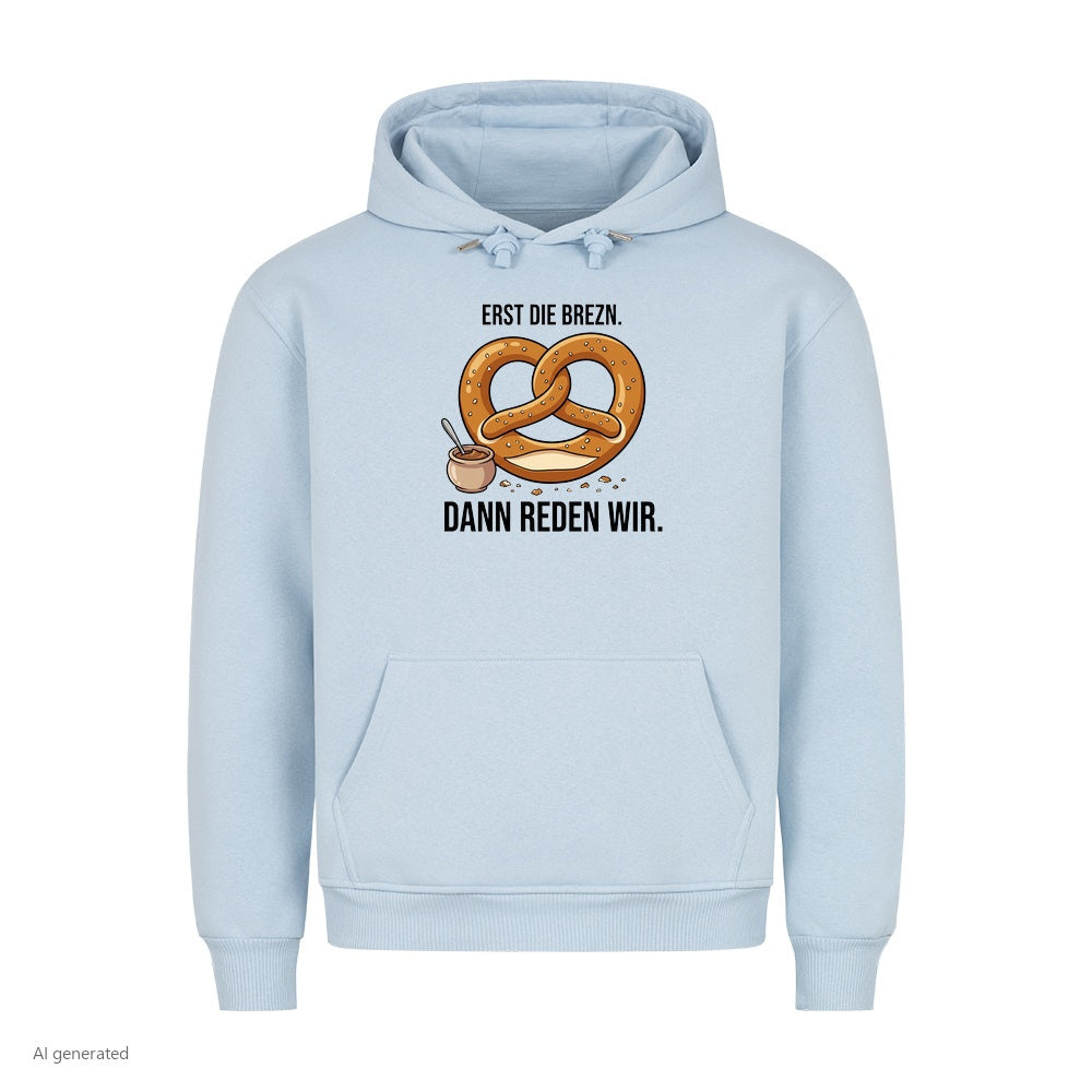 Erst die Brezn Wiesn Hoodie in Babyblau