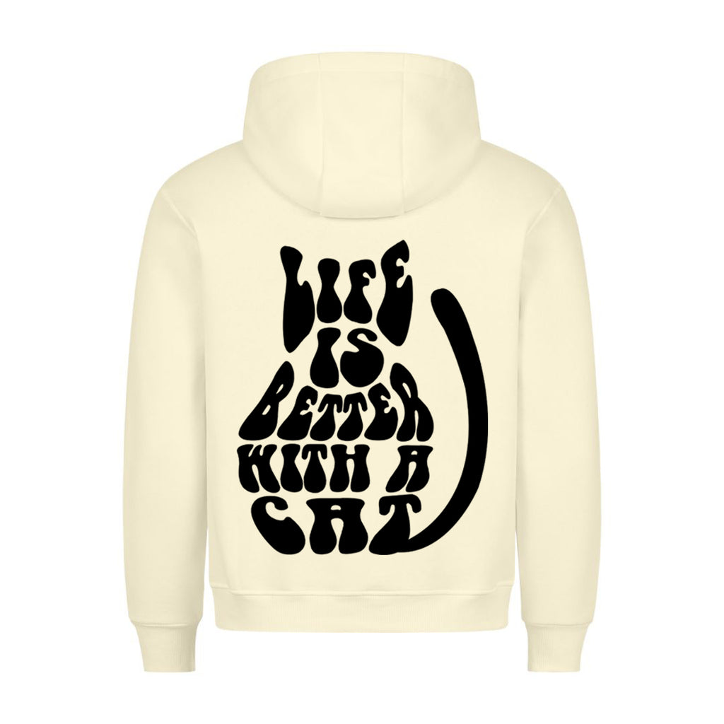 Life is better  Hoodie BackPrint