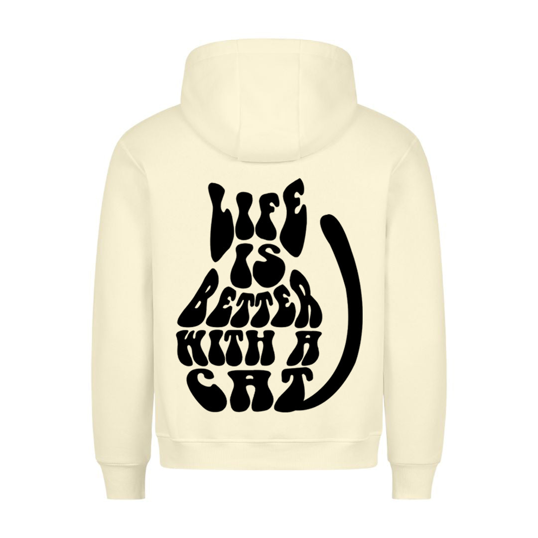 Life is better  Hoodie BackPrint