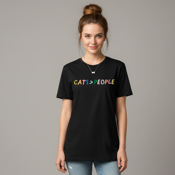 Cats over People T-Shirt