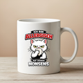 Lustige Tasse mit Spruch Nonsens, Vorderansicht
