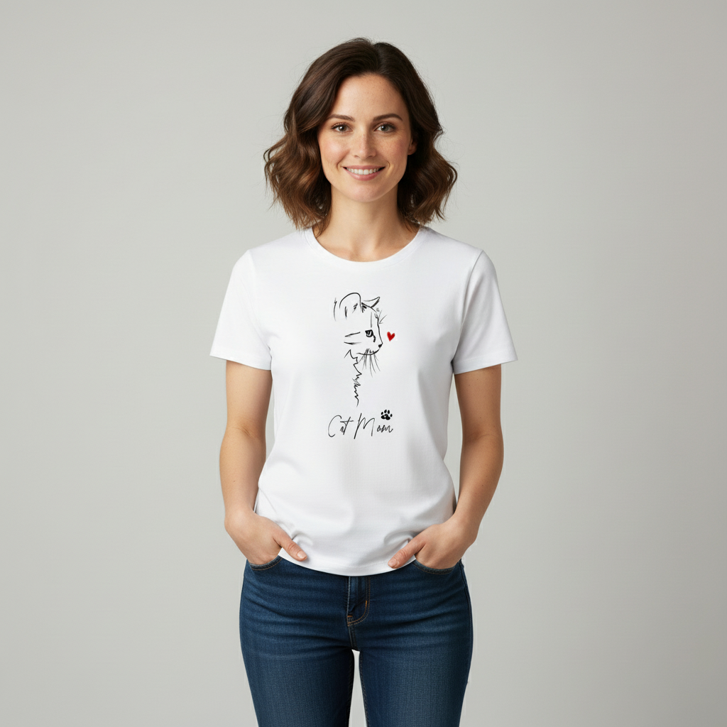 Cat Mom T-Shirt