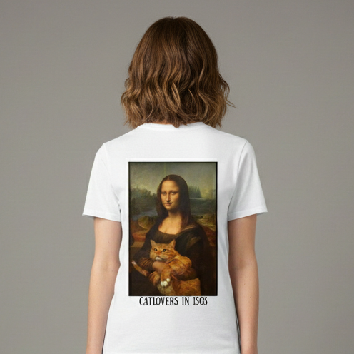 Catlovers in 1503 T-Shirt BackPrint