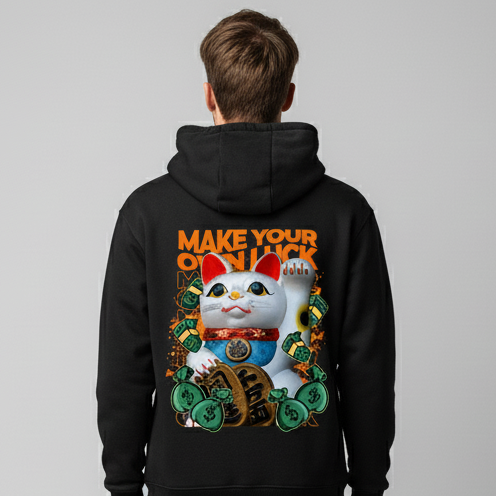 Make your own Luck Hoodie BackPrint