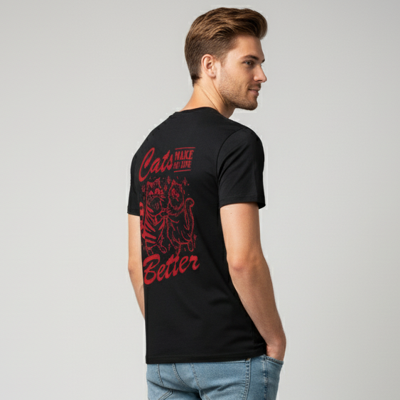 Better Life  T-Shirt BackPrint