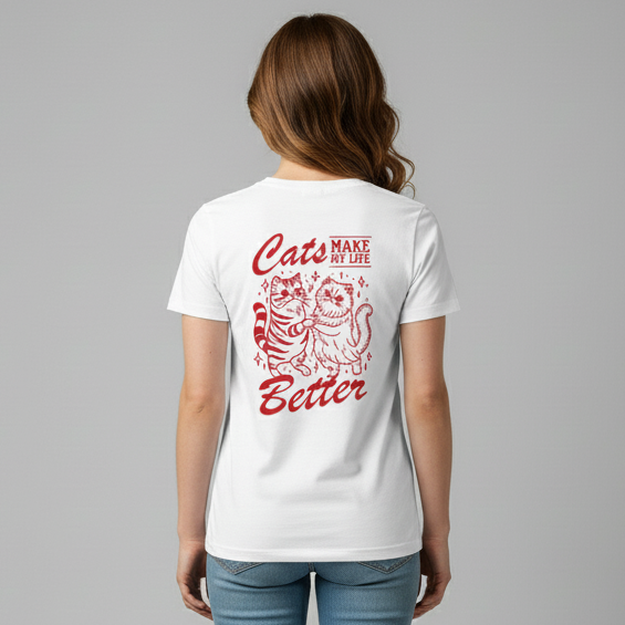 Better Life  T-Shirt BackPrint