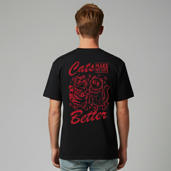 Better Life  T-Shirt BackPrint