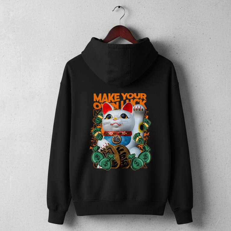 Make your own Luck Hoodie BackPrint