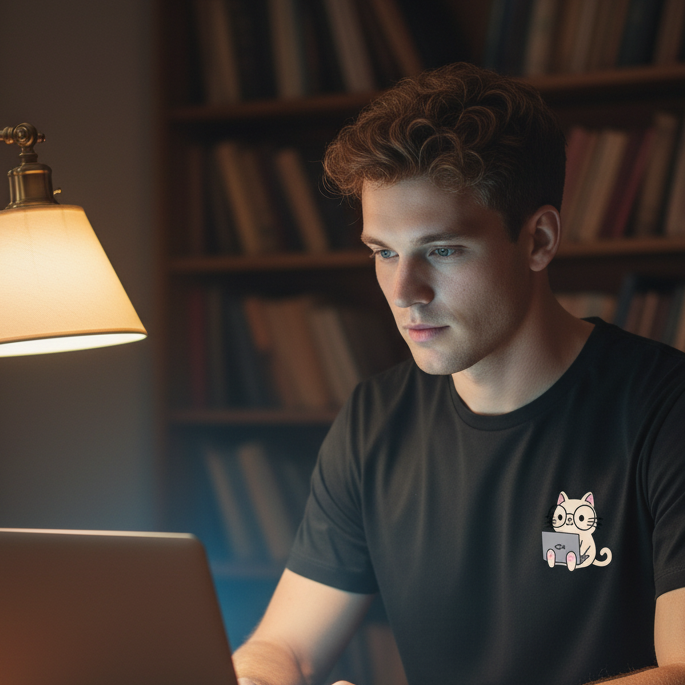 Felix - Laptop T-Shirt