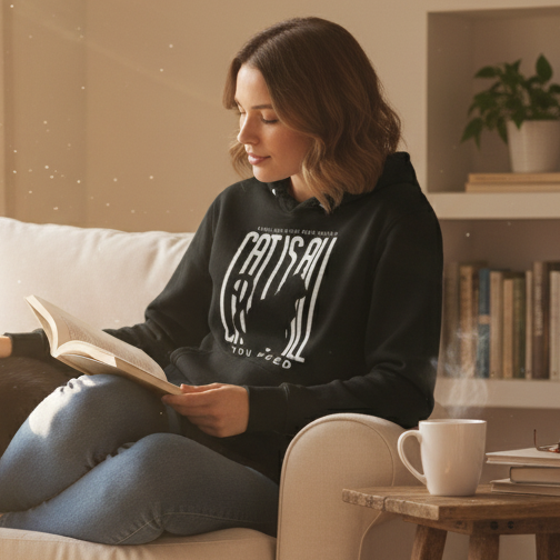 Cat is all you Need Hoodie