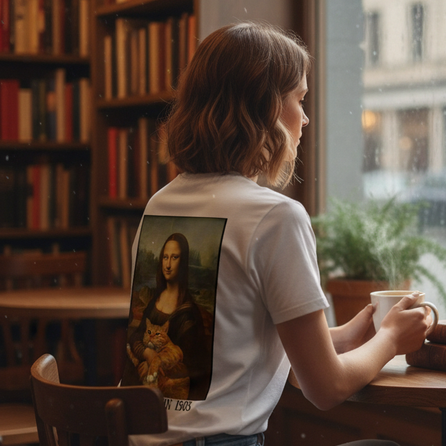 Catlovers in 1503 T-Shirt BackPrint