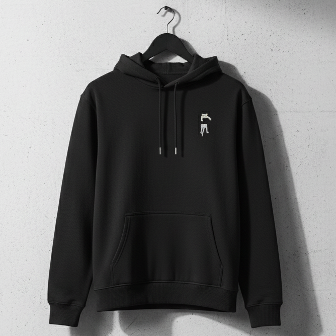 Hängende Katze Hoodie