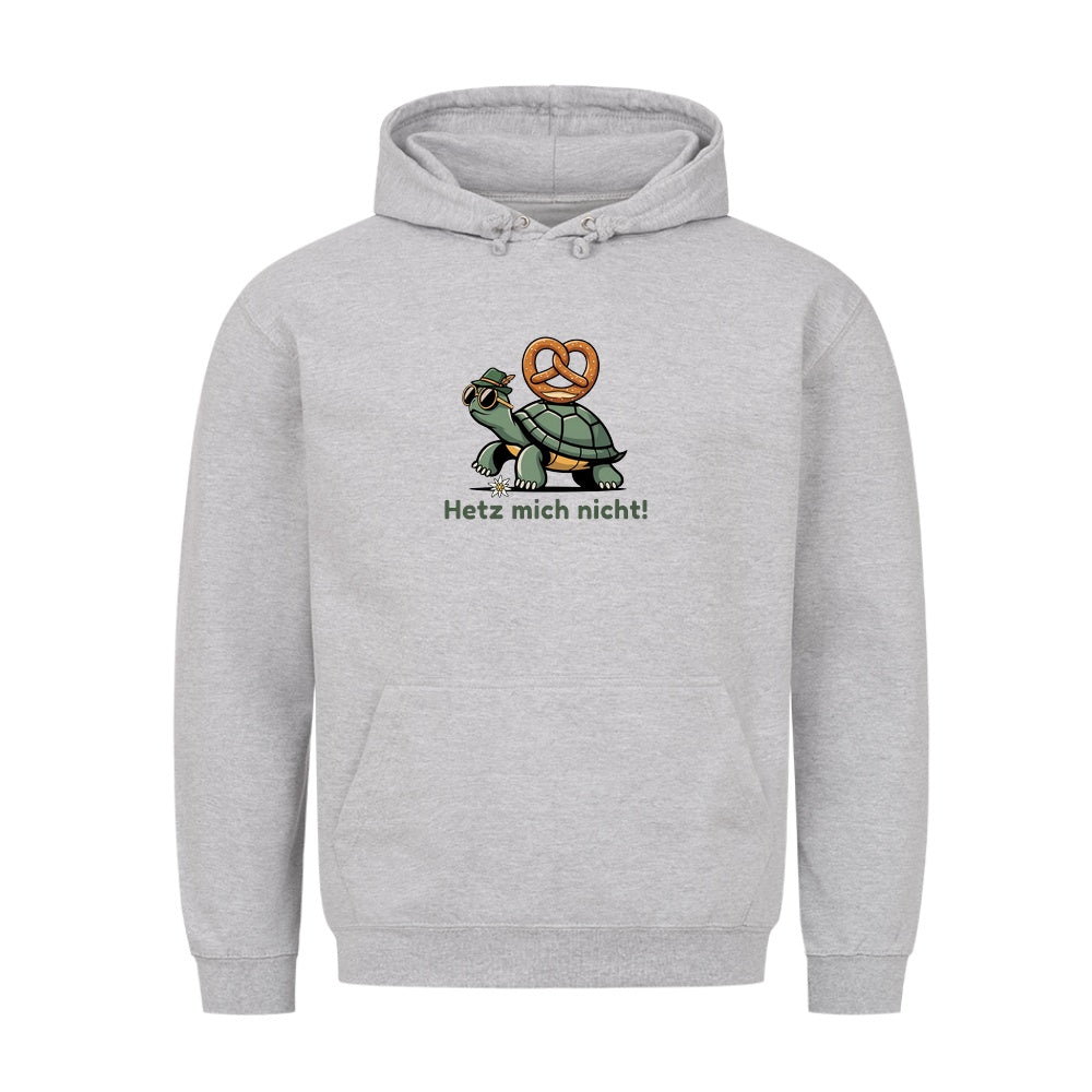 Hetz mich nicht Wiesn Hoodie in Grau