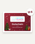 Weihnachtsgutschein Beyond Humor 10 €