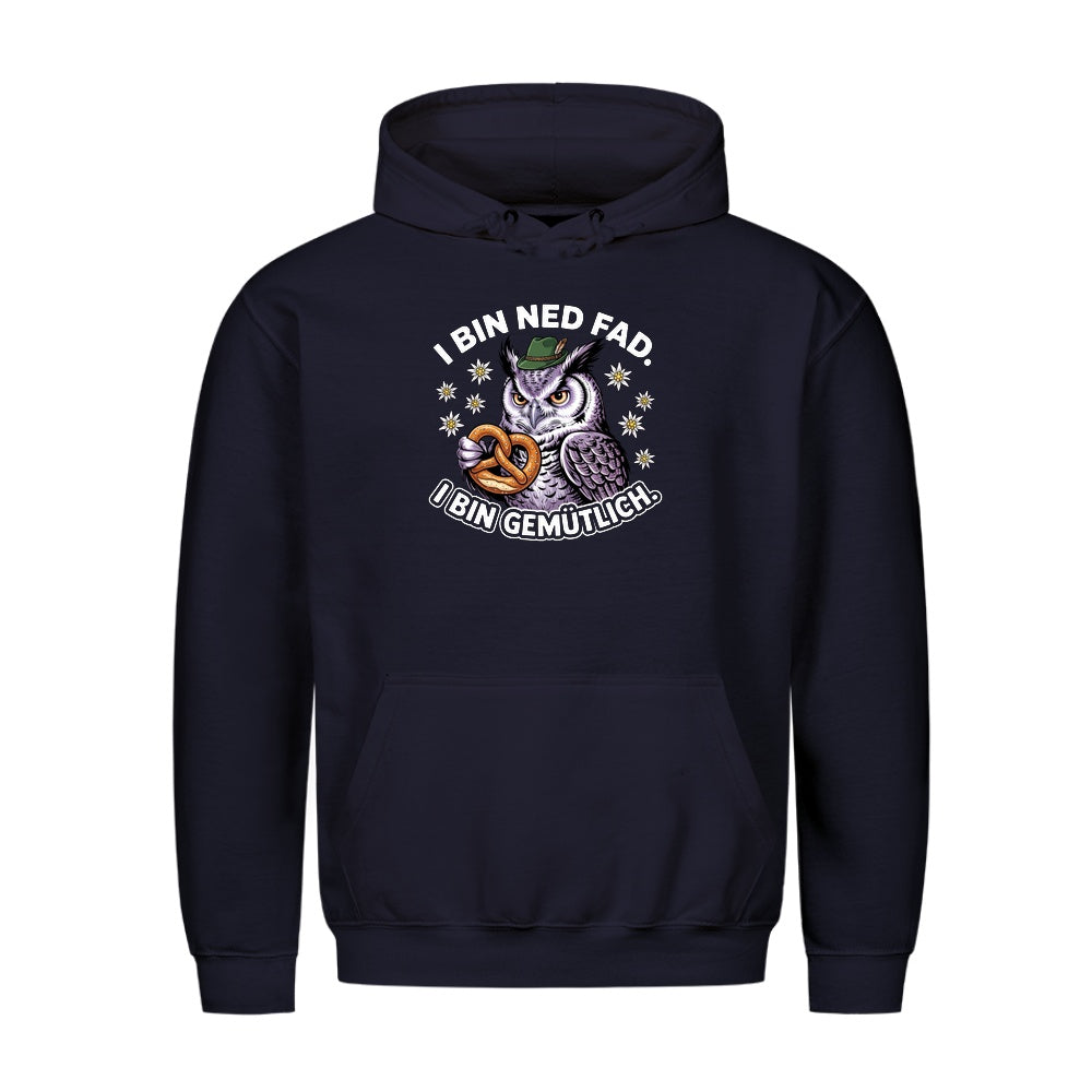 I bin ned fad Wiesn Hoodie in Navy