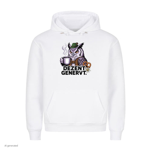 Dezent Genervt Wiesn Hoodie in Weiß