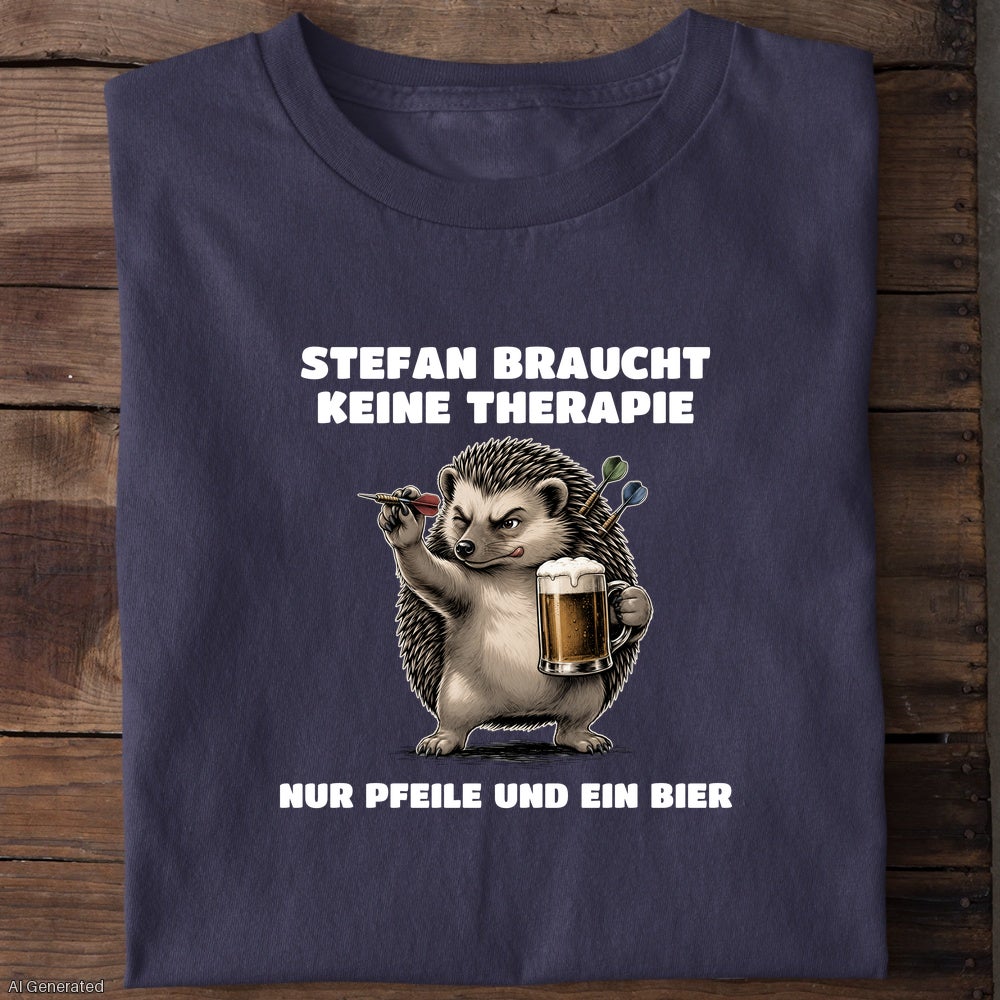 Navy – Unisex T-Shirt, Beispiel Dart