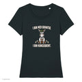 Grantiger Esel Wiesn Damen T-Shirt in Schwarz