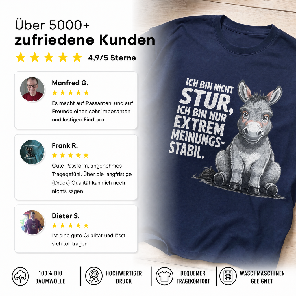 Sturer Esel Bio T-Shirt