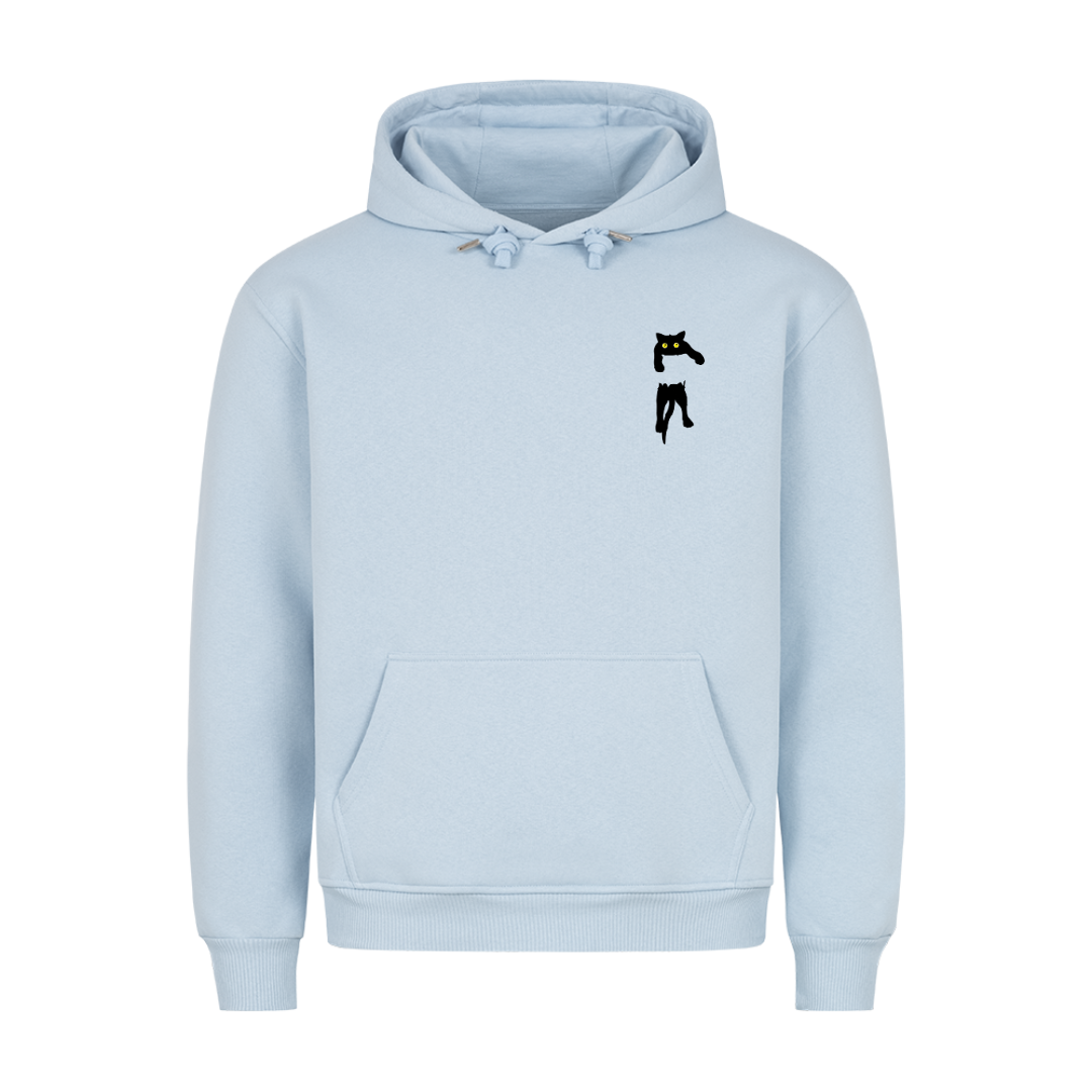 Hängende Katze Hoodie
