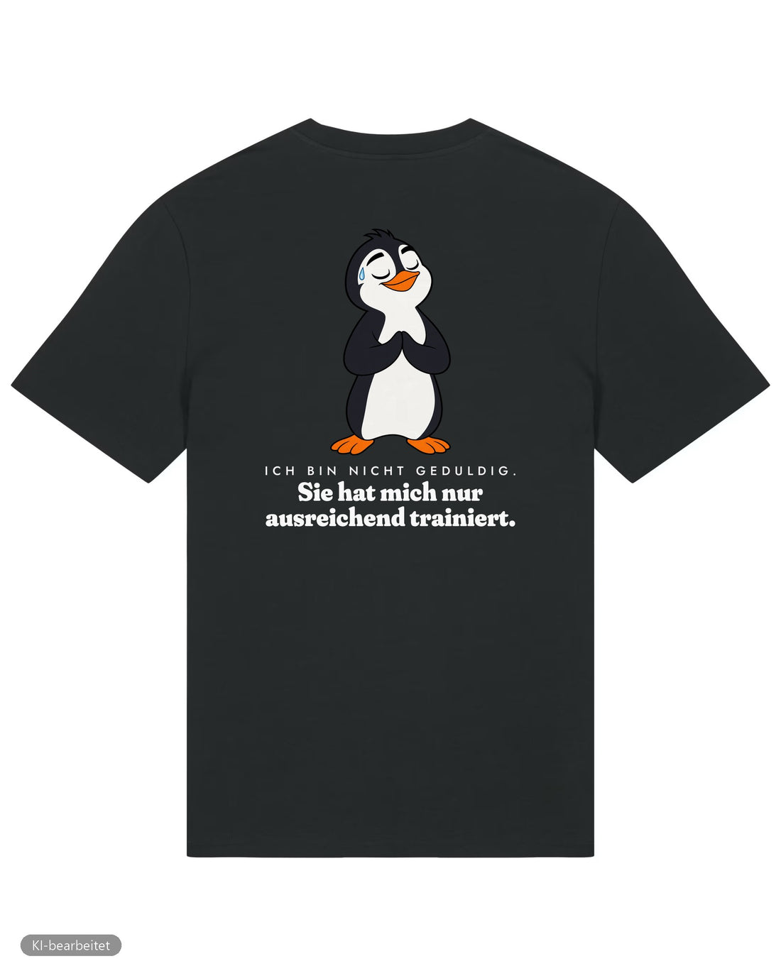 Nicht launisch, nur emotional Partnerlook T-Shirts: Rückendruck, Shirt für ihn in Schwarz