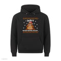 Walross Weihnachtshoodie Diät nach den Feiertagen - Ugly Christmas Hoodie in Schwarz