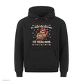 Faultier Weihnachtshoodie All I want is Ruhe - Ugly Christmas Hoodie in Schwarz