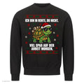 Schildkröte Weihnachtspullover Ich bin in Rente, du nicht - Ugly Christmas Sweater in Schwarz