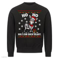 Esel Weihnachtspullover Hol's dir doch selbst - Ugly Christmas Sweater in Schwarz