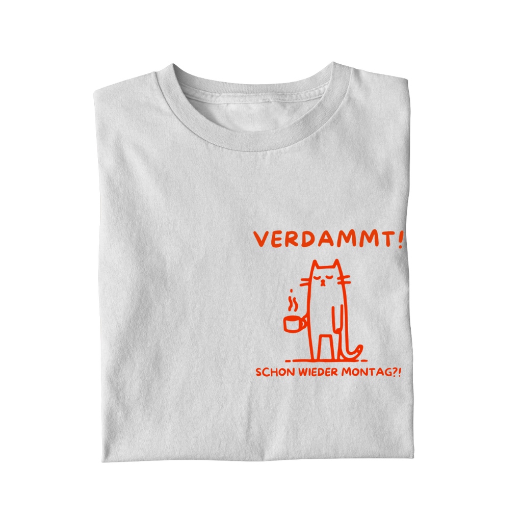 Verdammt Montag Katze T-Shirt